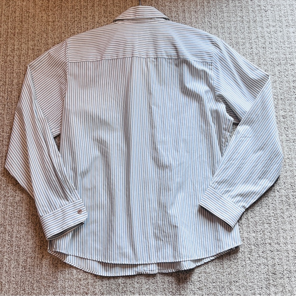 Pendleton Pintuck Stripe Button-Down | Quiet Luxu… - image 6